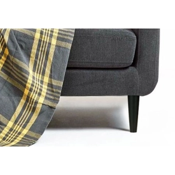 NÓŻKA Meblowa 180 mm Metalowa Okrągła Szafki Sofy Mebli Noga CZARNY MAT