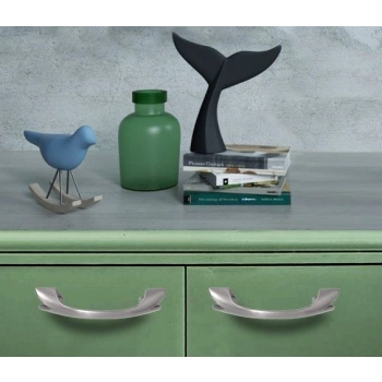 UCHWYT Meblowy CETUS 151x40 Retro Vintage Klasyczny STAL Szczotkowana L-96