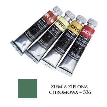FARBA RESTAURO 20ML, 336 - ZIEMIA ZIELONA CHROMOWA – MA00336