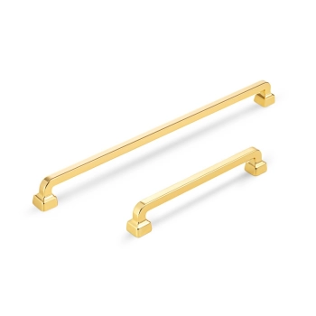 UCHWYT Meblowy 178x20 Relingowy BRERA Loft Industrialny ZŁOTY Połysk L-160