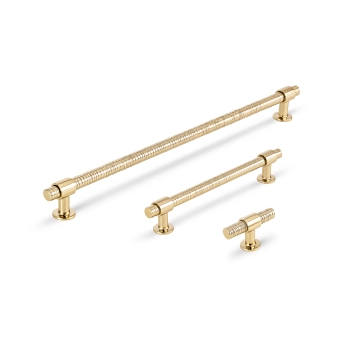 UCHWYT Meblowy 60x36 T-BAR Rączka Gałka Anelli Art Deco Glamour Gold ZŁOTY