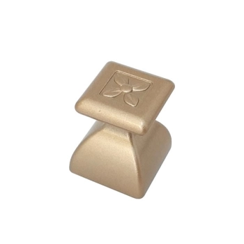 GAŁKA Meblowa 27 mm ALEXANDER Motyw Kwiat Rączka Uchwyt Golden Shadow