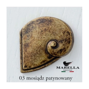 UCHWYT Meblowy MOSIĘŻNY Ruchomy Retro Vintage L-64 mm