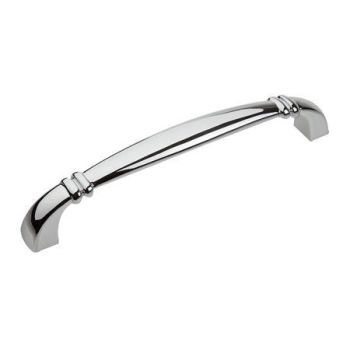 UCHWYT Meblowy ARDEA 142x15 Retro Klasyczny Rączka CHROM Połysk L-128 mm
