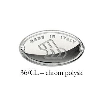 GAŁKA Meblowa Ceramiczna 69x25 Cosmopolitan Rączka CHROM + wzorek