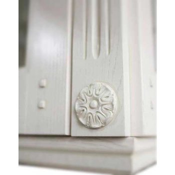 DEKOR 60 mm Okrągła Rozeta Ornament Ozdobny Dekoracyjny Pyłu Drzewnego DIY