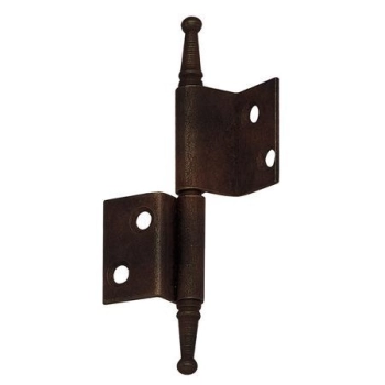 ZAWIAS Meblowy Kątowy 50x85 mm Składany Łamany Antyk Stare Żelazo LEWY
