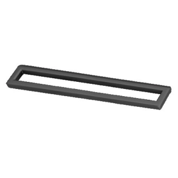 UCHWYT Meblowy 230x35 ASOLA Rączka Szafki Szuflady CZARNY MAT L-192 L-224