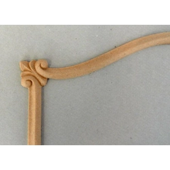 ORNAMENT APLIKACJA Z PYŁU DRZEWNEGO F560659