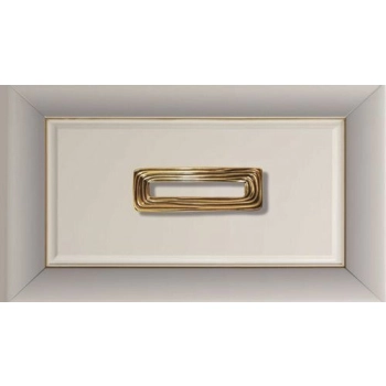 UCHWYT Meblowy OASI 150x52 Klasyczny Retro Art Deco Stare Złoto L-128
