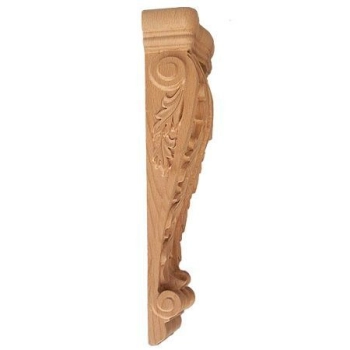 Podpora Konsola Drewniana 160x70x350mm Duży Płaski Wspornik Półki Bukowa
