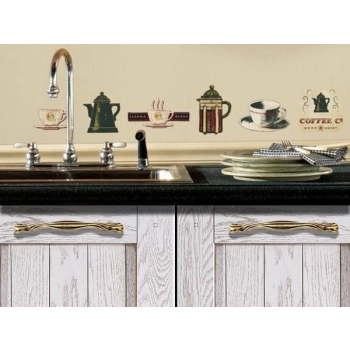 UCHWYT Meblowy 211x18 BAROCCA Retro Klasyczny Antyk Stare Złoto L-160 L-192