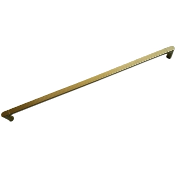 UCHWYT Meblowy Relingowy 498x18 AQUA Ryflowany Nowoczesny ZŁOTY L-480