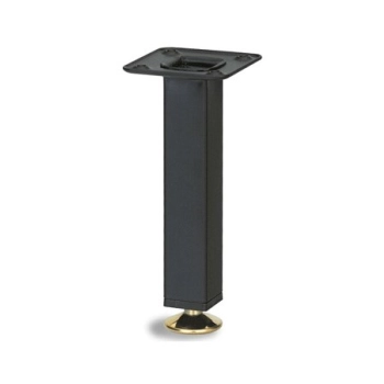 NÓŻKA Meblowa 150 mm Metalowa Kwadrat Szafki Sofy Mebli Noga CZARNY MAT