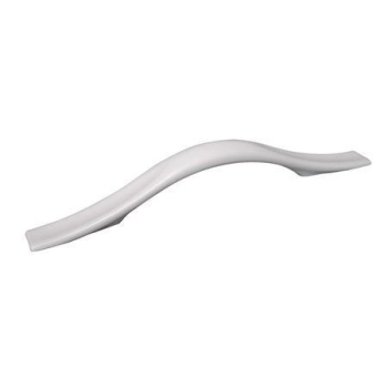 UCHWYT Meblowy 218x21 VELA Klasyczny Rączka Szafki BIAŁY Mat L-128 mm