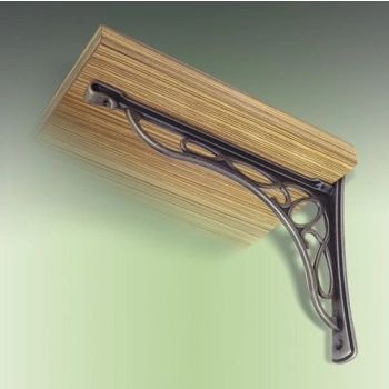 WSPORNIK Półki Uchwyt Podpórka LIBERTY 230x190 mm 60kg EFEKT STALI KUTEJ