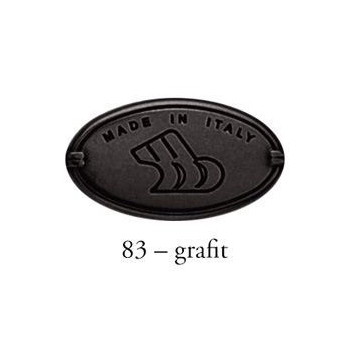 UCHWYT Meblowy DECORA Ceramiczny 146x24 Klasyczny Grafit Biały L-128