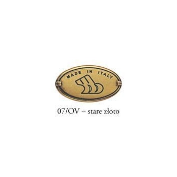 GAŁKA Meblowa Ceramiczna 58x32 GRACE Retro Rączka Uchwyt Stare Złoto Jasny