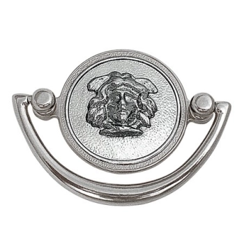 UCHWYT Meblowy Kołatka MEDUSA Retro Vintage CHROM