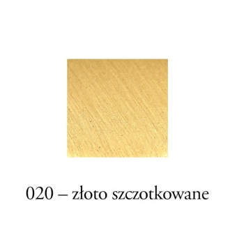 GAŁKA DISC 8342.020 ZŁOTO SZCZOTKOWANE
