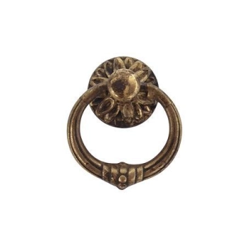 UCHWYT Meblowy Kołatka Retro Klasyczny MOSIĄDZ 32x41 mm