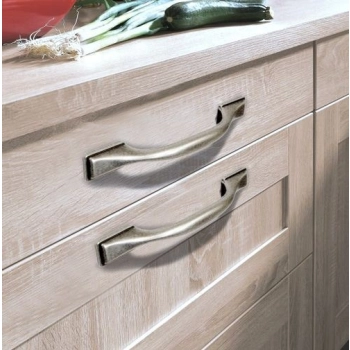 UCHWYT Meblowy FANGIO 141x21 Retro Vintage Klasyczny Stara STAL L-96 mm