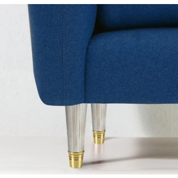 NÓŻKA Meblowa 160 mm Wkręcana Drewniana z Metalowym Zakończeniem MOSIĄDZ