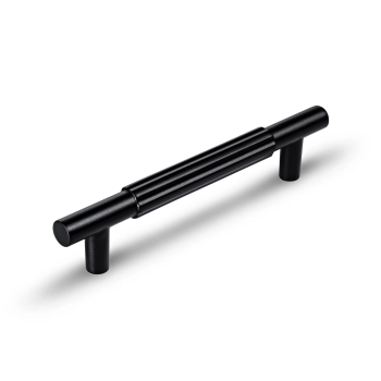 UCHWYT Meblowy ROLLER 170x30 mm Seria Exclusive Czarny Mat L-128 mm