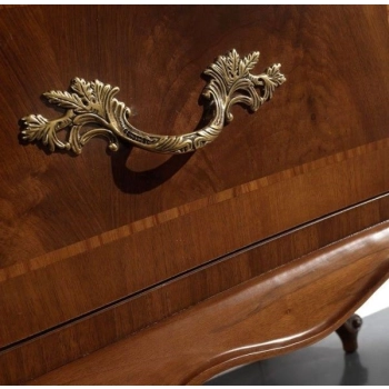 UCHWYT Meblowy CAMELIA 177x52 Retro Vintage Klasyczny Stare Złoto L-96