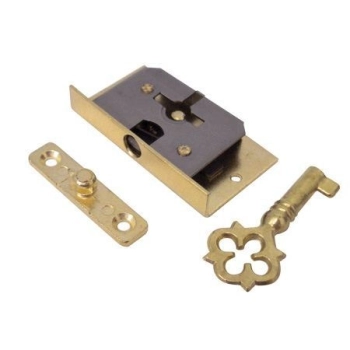 ZAMEK do SZKATUŁKI Skrzynki Pudełka Kasetki 40x22 mm z Kluczykiem ZŁOTY