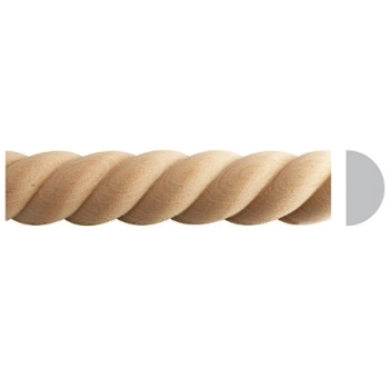 LISTWA DREWNIANA PÓŁWAŁEK EM00035M