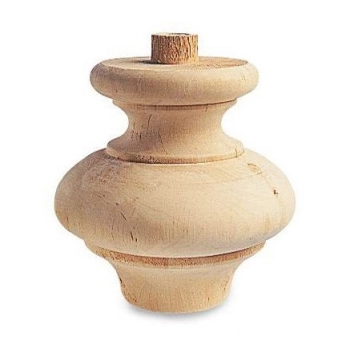 NÓŻKA Meblowa 120 mm Drewniana Toczona Szafki Sofy Mebli Noga Drewno Olcha