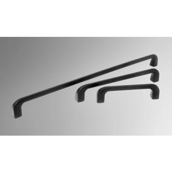 UCHWYT Meblowy 172x7 Relingowy CLIP Designerski Reling CZARNY MAT L-160