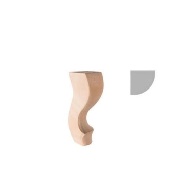 NOGA DREWNIANA DO MEBLI F990001