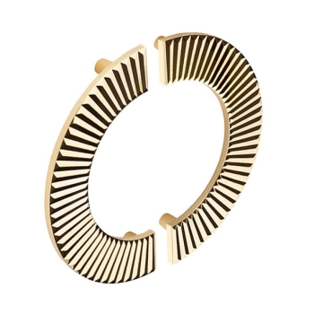 UCHWYT Meblowy 160x80 Półksiężyc Półokrąg Rączka Szafek ZŁOTY Połysk L-128