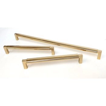 UCHWYT Meblowy 328x17 KEPLERO Relingowy Designerski Rączka ZŁOTY L-320 mm