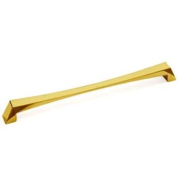 UCHWYT Meblowy 342x25 CALEIDO Relingowy Designerski Rączka ZŁOTY L-320 mm