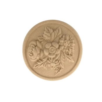 ROZETA DEKOR KWIATOWY Z PYŁU DRZEWNEGO – F572054