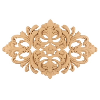 DEKOR 530x335 mm Panel Ażurowy Ornament Ozdobny z Pyłu Drzewnego Rzeźba DIY