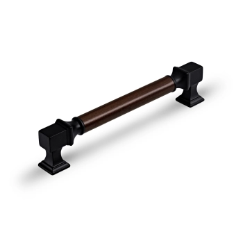 UCHWYT Meblowy FAGIS 180x25 mm Styl Industrialny + Rączka Drewno L-160 mm
