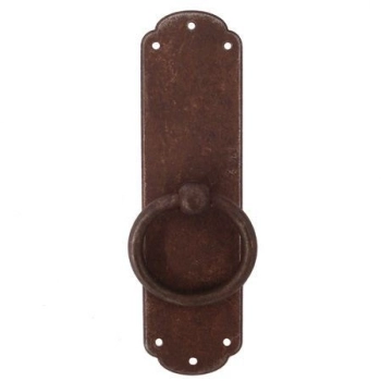 UCHWYT Meblowy FORGIA z kołatką 110x30 mm Stare Żelazo Styl Rustykalny