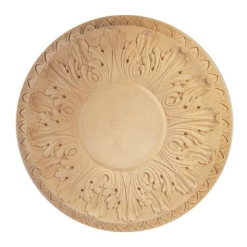 DEKOR 370x55 Okrągła Rozeta Ornament Ozdobny Podstawa z Pyłu Drzewnego DIY