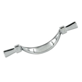 UCHWYT Meblowy MALVA 103x20 Retro Vintage Klasyczny CHROM Połysk L-64 mm