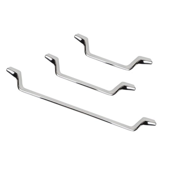 UCHWYT Meblowy 351x27 OSAKA Rączka Styl Skandynawski CHROM Połysk L-320 mm