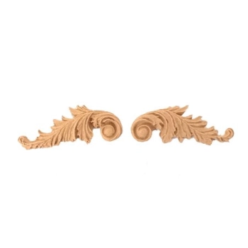 ORNAMENT Z PYŁU DRZEWNEGO, KOMPLET 2 SZT. MINI F571049