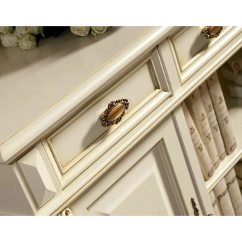 GAŁKA Meblowa 99x52 Owal ZAR Rączka Szafek Retro Vintage Antyk Stare Złoto