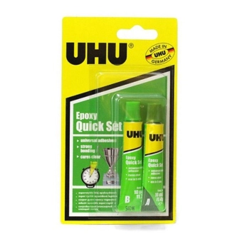 KLEJ UHU EPOXY QUICK SET 5 MIN 2 X 10 ML – DG00011
