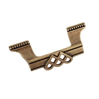 UCHWYT Meblowy ARTISAN 100x37 Klasyczny Retro Vintage Stary Mosiądz L-64 mm