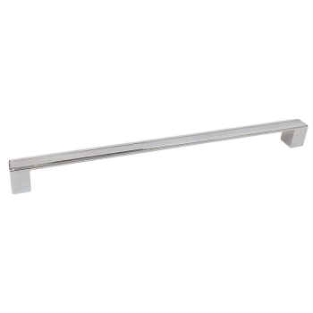 UCHWYT Meblowy 330x16 LERICI Rączka Szafki Radełkowany CHROM Połysk L-320