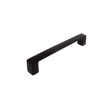 UCHWYT Meblowy 137x17 GAVIA Rączka Szafki Szuflady CZARNY MAT L-128 mm
